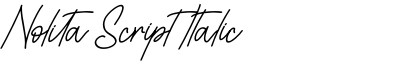 Nolita Script Italic